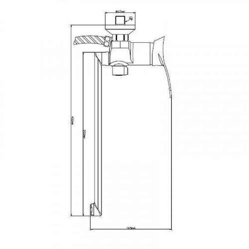 Смеситель для ванны Boou B8173-18F универсальный цвет Хром