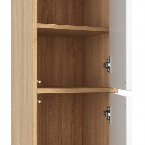 Шкаф пенал Onika Дайлер 35 403568 подвесной Белый Дуб сонома МДФ / ЛДСП