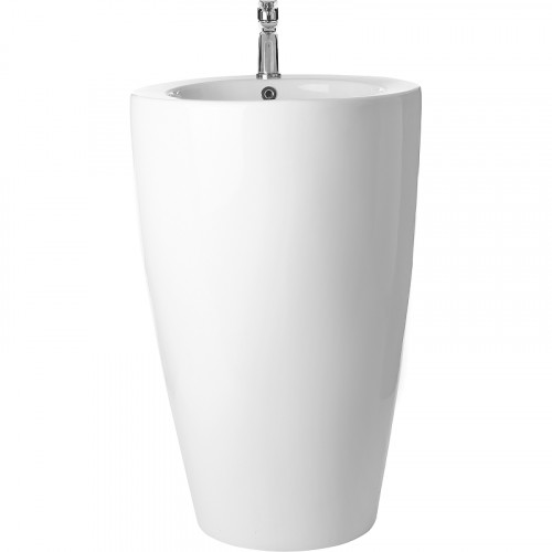 Раковина WeltWasser Leerbach 3838 GL-WT 38 10000005489 Белый глянец фаянс напольный