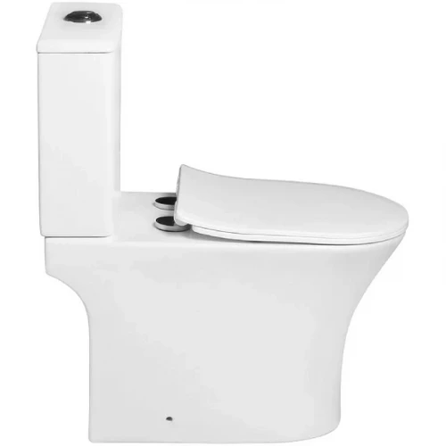 Унитаз компакт SantiLine SL-5022 с бачком и сиденьем Микролифт фарфор напольный