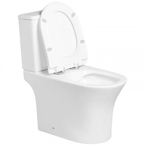 Унитаз компакт SantiLine SL-5022 с бачком и сиденьем Микролифт фарфор напольный