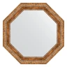 Зеркало Evoform Octagon 70х70 BY 7339 в багетной раме - Виньетка античная бронза 85