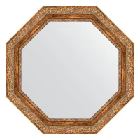 Зеркало Evoform Octagon 70х70 BY 7339 в багетной раме - Виньетка античная бронза 85