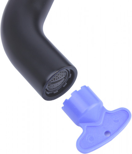 Смеситель для раковины Bronze de Luxe Scandi 1452B Черный матовый латунь