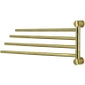 Полотенцедержатель WasserKRAFT K-1034BRUSHED GOLD поворотный Золото матовое