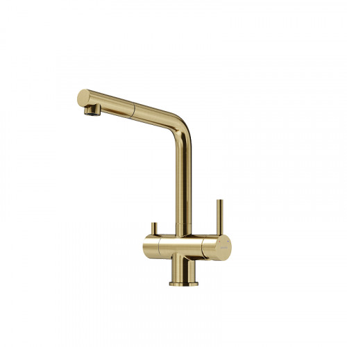 Смеситель для кухни Sancos Spin SC4015BG цвет Золото брашированное