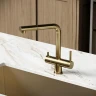 Смеситель для кухни Sancos Spin SC4015BG цвет Золото брашированное