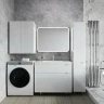 Тумба под раковину Style Line Марелла 90 Люкс Plus СС-00002417 Белый глянец антискрейтч МДФ / ЛДСП