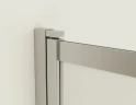 Шторка на ванну Vincea VSB-1E 100х145 VSB-1E100CLGM профиль Вороненая сталь стекло прозрачное