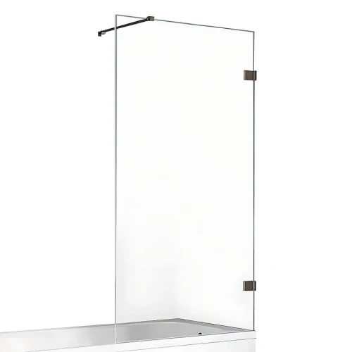 Шторка для ванны New Trendy AVEXA Gunmetal brushed x70 EXK-3517-WP