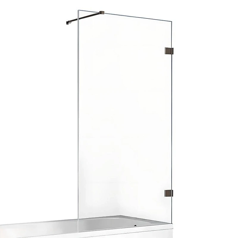 Шторка для ванны New Trendy AVEXA Gunmetal brushed x70 EXK-3517-WP