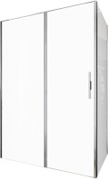 Душевой уголок Allen Brau Priority 140x80 3.31034.00+3.31040.00 цвет профиля Хром стекло прозрачное