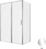 Душевой уголок Allen Brau Priority 140x80 3.31034.00+3.31040.00 цвет профиля Хром стекло прозрачное