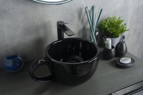 Раковина-чаша Gid Creativo 40 Nc9077 52230 цвет Черный глянцевый