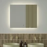 Зеркало Defesto Glow 70х60 DF 2506RH с подсветкой 23W-4500К/с фацетом/ИК - выключатель/Нейтральный белый свет
