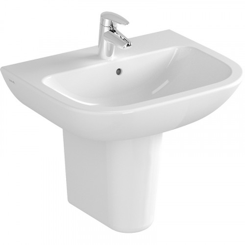 Раковина Vitra S20 55 5502B003-0001 Белая фарфор подвесная
