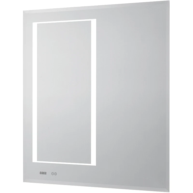 Зеркало Aquaton Сакура 100 1A235102SKW80 с подсветкой с сенсорным выключателем с антизапотеванием и часами стекло