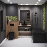 Акриловая ванна Corpa Nera Bellini 180x80 CN05032BLM Черная матовая без гидромассажа