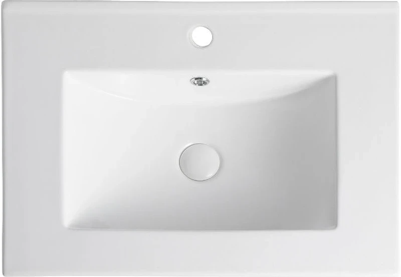 Тумба с раковиной Orange Li-60Tub+Ra подвесная Черная матовая МДФ / ЛДСП