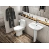 Унитаз компакт Santek Цезарь 1WH302415 цвет Белый с сиденьем