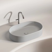 Раковина-чаша Ceramicanova Element 61 CN6048MSG Серая матовая фарфор накладная