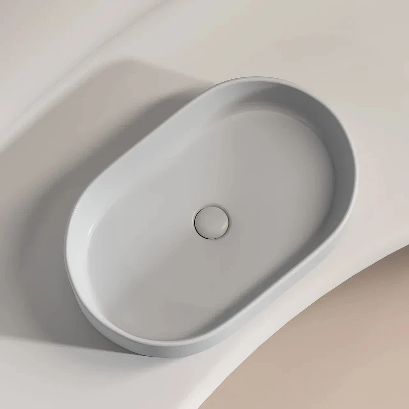 Раковина-чаша Ceramicanova Element 61 CN6048MSG Серая матовая фарфор накладная