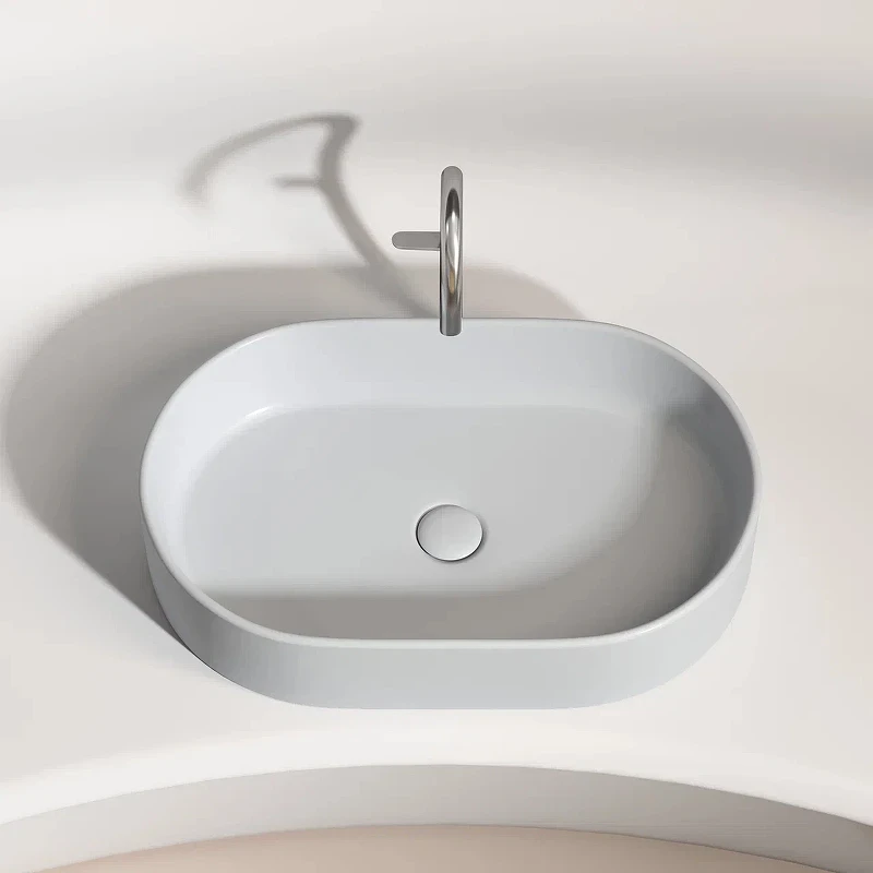 Раковина-чаша Ceramicanova Element 61 CN6048MSG Серая матовая фарфор накладная