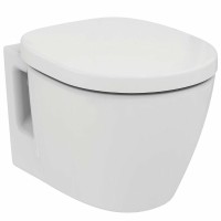 Комплект унитаза с инсталляцией Ideal Standard W220101 с сиденьем Микролифт без клавиши смыва фаянс подвесной