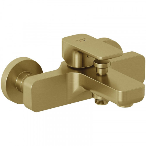 Смеситель для ванны Kludi Renon 42691N075 Золото брашированное