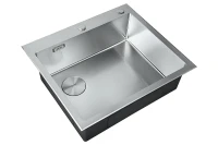 Кухонная мойка ZorG Lux 59 L LUX 5951-L цвет Нержавеющая сталь