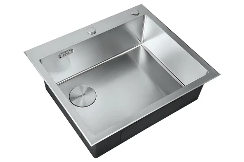 Кухонная мойка ZorG Lux 59 L LUX 5951-L цвет Нержавеющая сталь