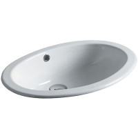 Раковина Simas Top E Lavabi D Arredo 55 S50P bi Белая фаянс полувстраиваемая