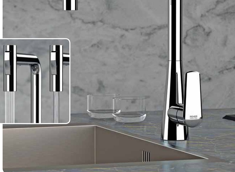 Смеситель для кухни Remer Vanity V81M Хром латунь