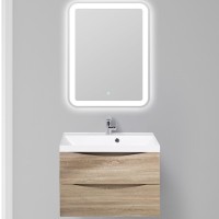 Тумба под раковину BelBagno Marino 70 MARINO-700-2C-SO-WO-P подвесная Rovere Bianco МДФ / ЛДСП
