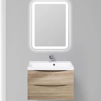 Тумба под раковину BelBagno Marino 70 MARINO-700-2C-SO-WO-P подвесная Rovere Bianco МДФ / ЛДСП