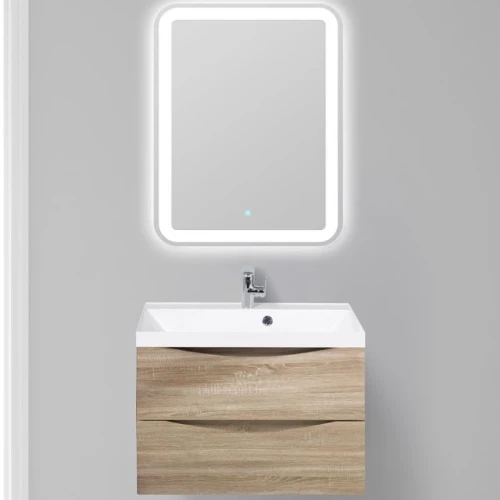 Тумба под раковину BelBagno Marino 70 MARINO-700-2C-SO-WO-P подвесная Rovere Bianco МДФ / ЛДСП
