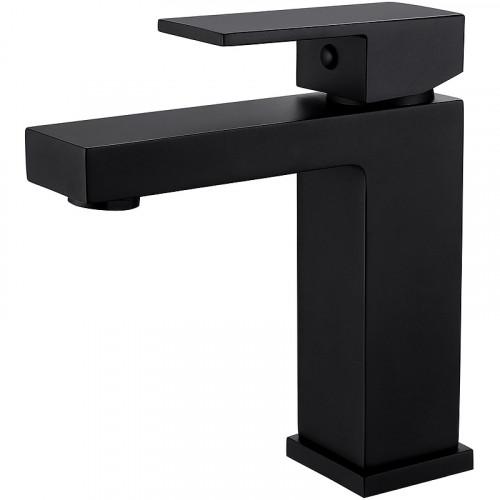 Смеситель для раковины Abber Daheim AF8210B Черный матовый латунь