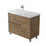 Тумба под раковину Aquanet Nova Lite 2.0 100 L 346348 цвет Дуб рустикальный
