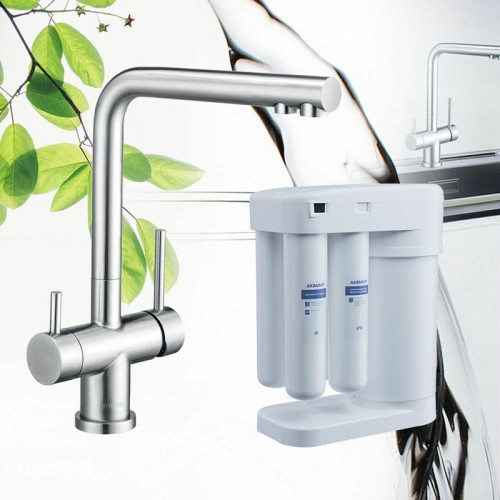 Смеситель для кухни Swedbe Selene Plus K8144M с фильтром Нержавеющая сталь нержавеющая сталь