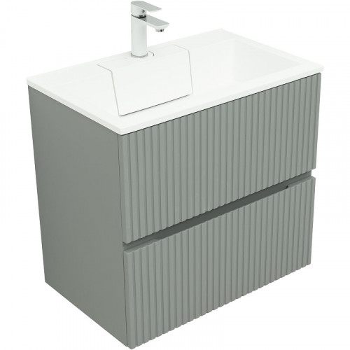 Тумба под раковину Aquanet Джейн 70 313317 подвесная Мисти грин МДФ / ЛДСП