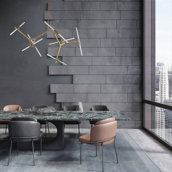Люстра на штанге Loft it Agnes 10399/14 GD