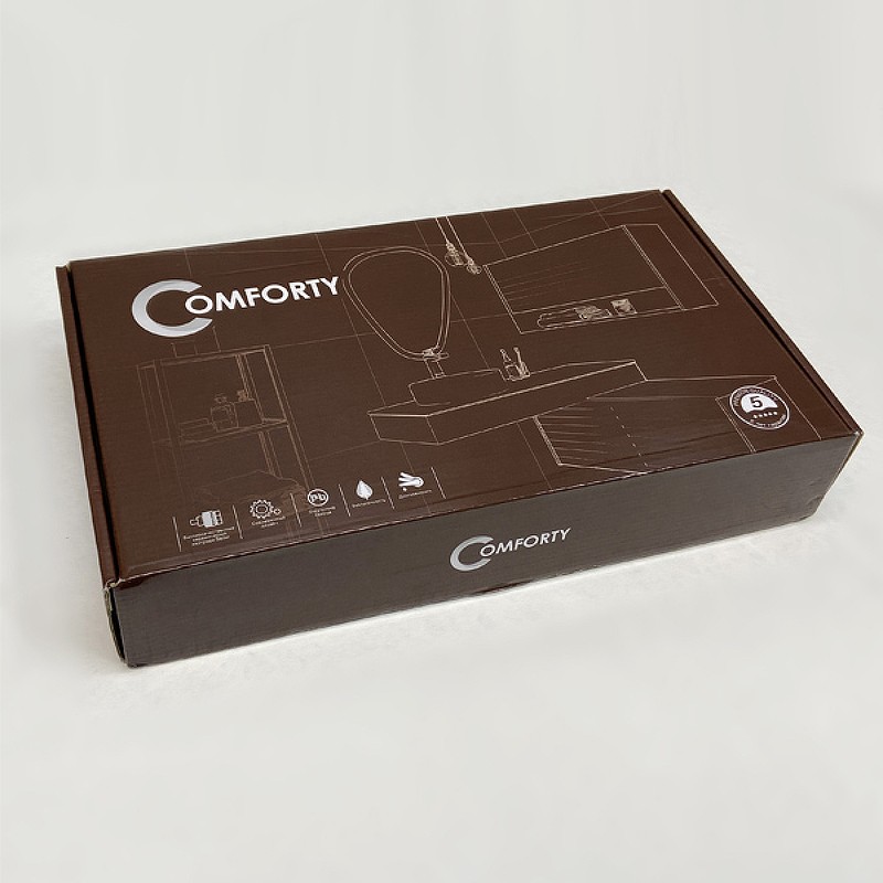 Смеситель для раковины Comforty FC074B-CGT 00-00004533 Графит латунь