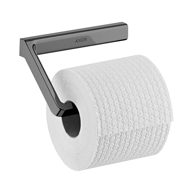 Держатель для туалетной бумаги Axor Universal Accessories 42846340 цвет черный хром шлифованный