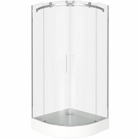 Душевой уголок Good Door Galaxy R-TD-90-C-CH 90х90 профиль Хром стекло прозрачное