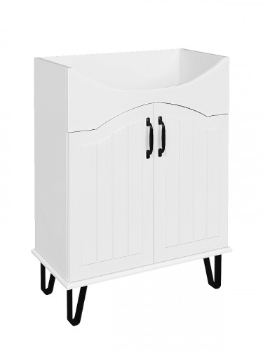 Тумба с раковиной DIWO Сочи 65 цвет Белый