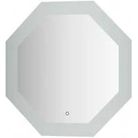 Зеркало Evoform Ledshine 70x70 BY 2604 с подсветкой 22.5 W - сенсорный выключатель - нейтральный белый свет стекло