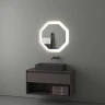 Зеркало Evoform Ledshine 70x70 BY 2604 с подсветкой 22.5 W - сенсорный выключатель - нейтральный белый свет стекло