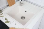 Кухонная мойка Alcora Амина 64 5578S-18 цвет Белый