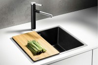 Кухонная мойка Blanco Subline 500-IF SteelFrame 524107 Антрацит искусственный камень (литьевой мрамор), нержавеющая сталь встраиваемый