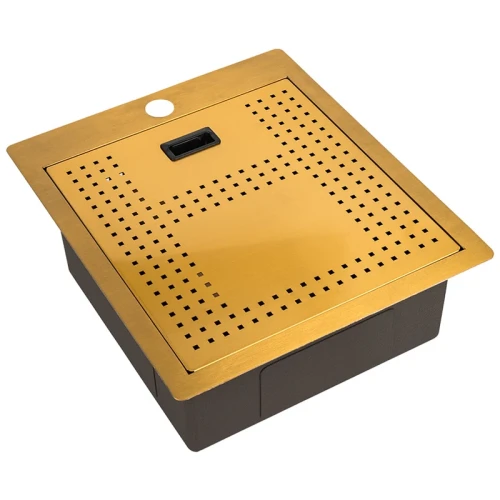 Кухонная мойка ZorG Master 59 ZM N-5952 BRONZE с накладкой Бронза нержавеющая сталь встраиваемый